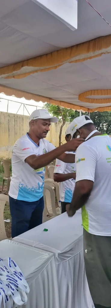 Participants engaging in a community event.